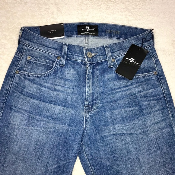 7 For All Mankind👖| Men’s Carsen Blue Jeans Sz 28 - Picture 2 of 6